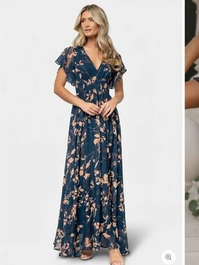 Baltic Born Lynlee Metallic Maxi Dress